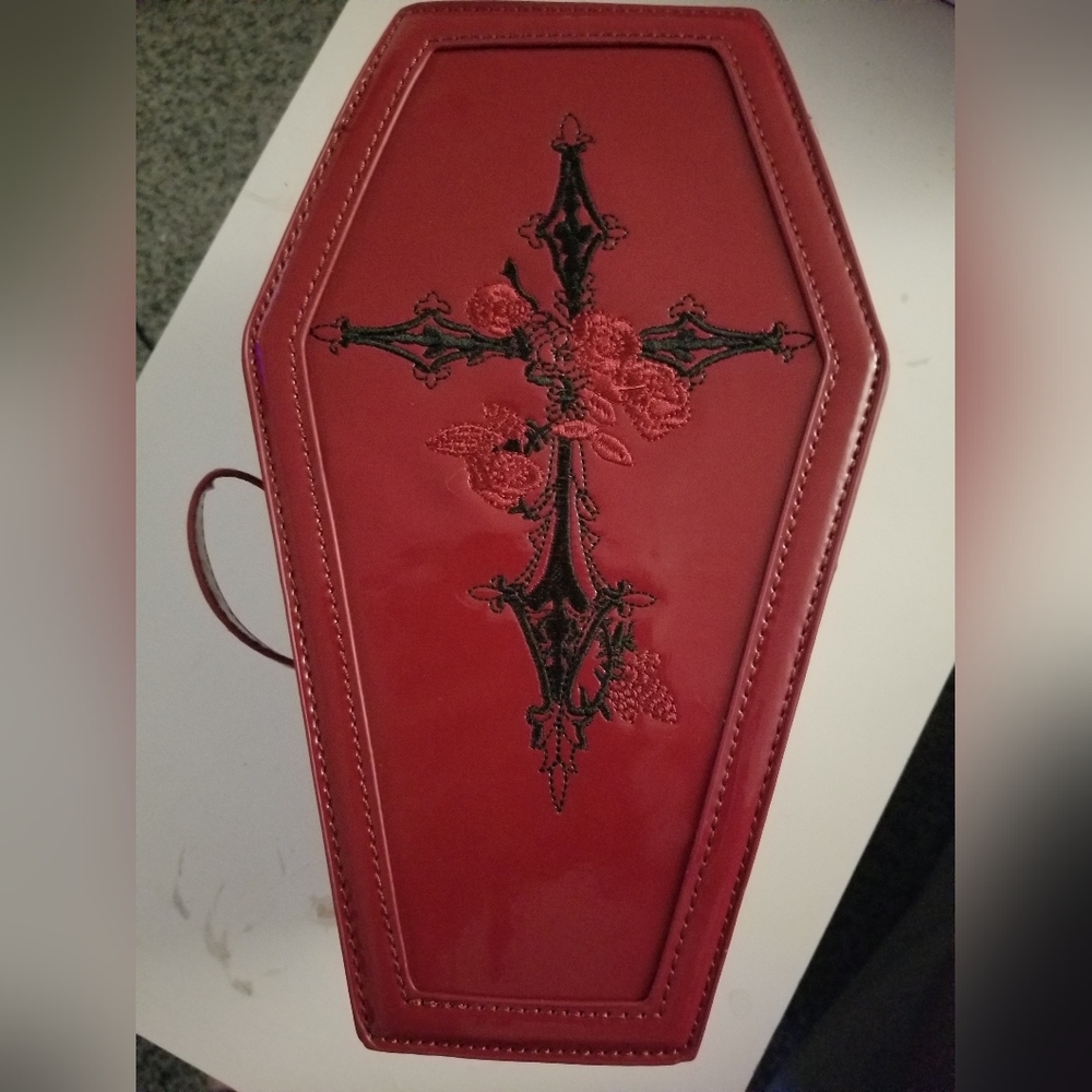 Coffin shaped handbag. Never used.